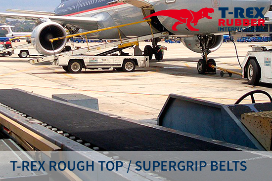 T-Rex Rough Top Conveyor Belts, Softgrip Top Layer