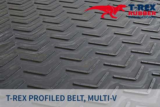 T-Rex Profiled Conveyor Belts | Multi V