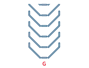 Chevron Conveyor Belts, Oil and Fat Resistant “G”