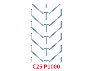 Conveyor Belts Profile C25 P1000 for inclined conveyors