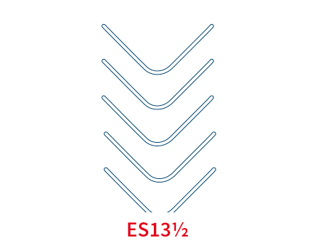 Conveyor Belts Profile ES13½ for inclined conveyors
