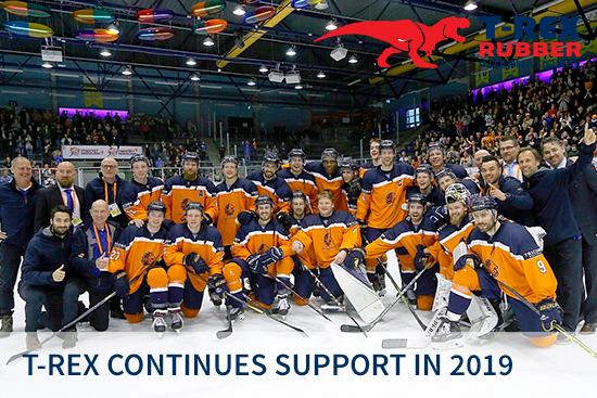 T-REX continues to support Dutch National Ice Hockey Team