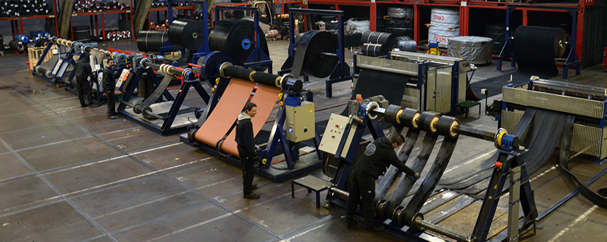 T-Rex Logistics | Conveyor Belt Slitting & Winding Lines