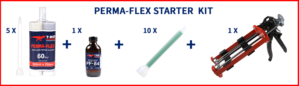 T-REX Materiali per riparazioni | PERMA-FLEX Starter Kit