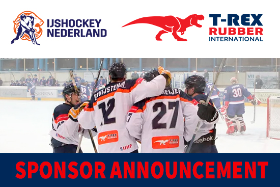 T-REX back as sponsor Dutch Ice Hockey